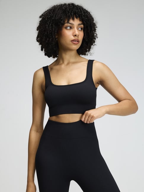 Cava Athleisure Black Sports Bra