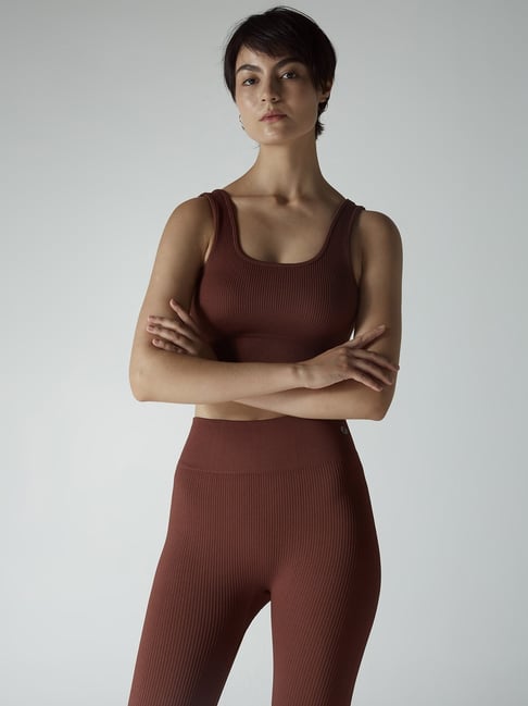 Cava Athleisure Burgundy Sports Bra