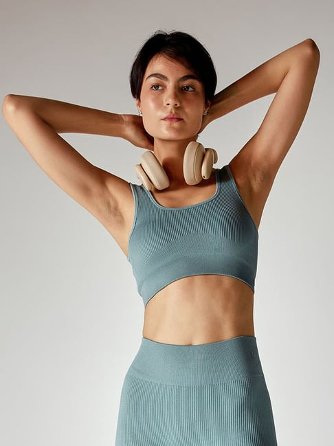 Cava Athleisure Blue Sports Bra