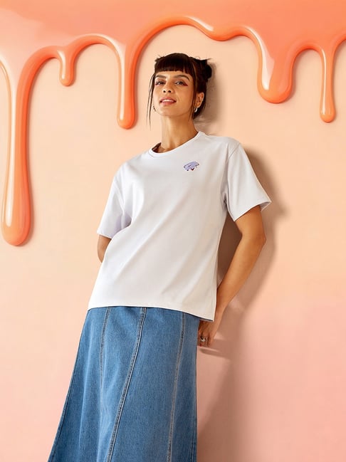 Lotto Melt White Crew T-shirt