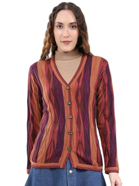 Monte Carlo Multicolor Striped Cardigan-picture-42