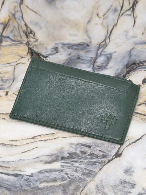Woodland Green Medium Leather Wallet
