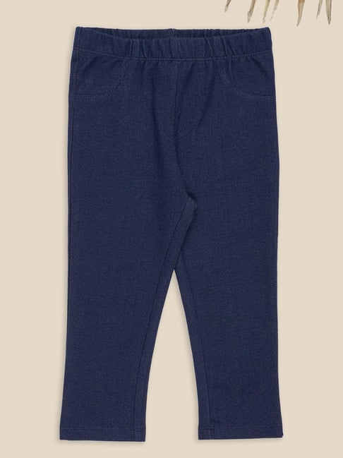 Pantaloons Baby Navy Blue Jeggings