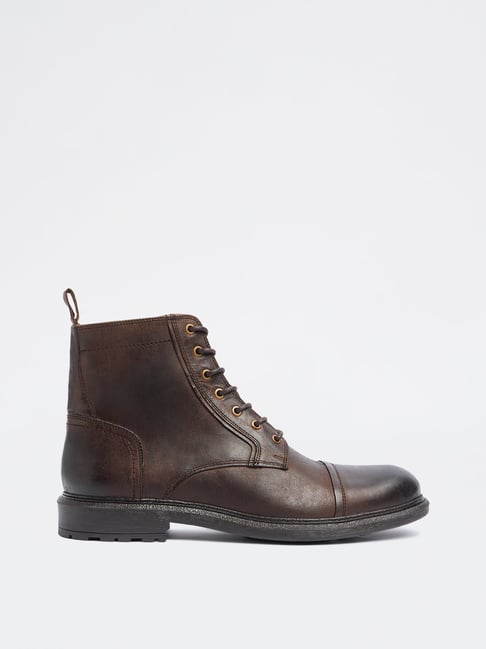 SOLEPLAY by Westside Dark Brown Maverick Boot Shoes