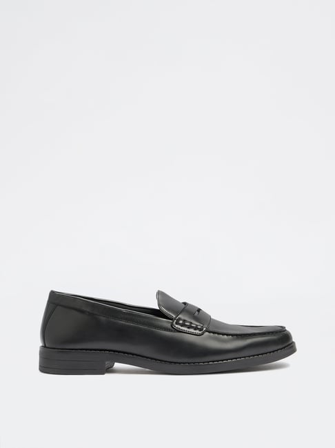 SOLEPLAY by Westside Black Penny Loafers