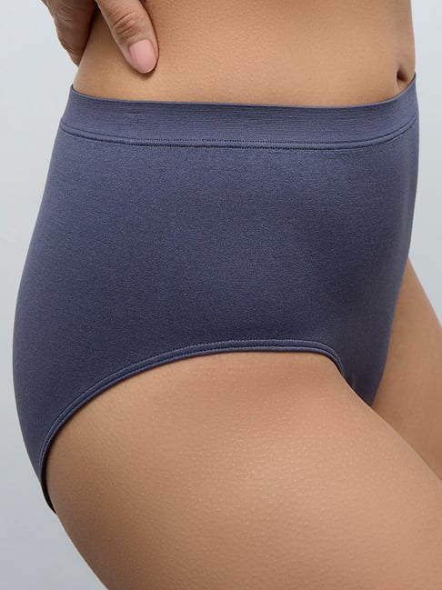 Wunderlove by Westside Charcoal Seam-Free Full Briefs