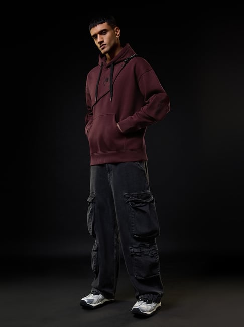 The Souled Store Spider-man: Spider Power Men Oversized Hoodie-image-5