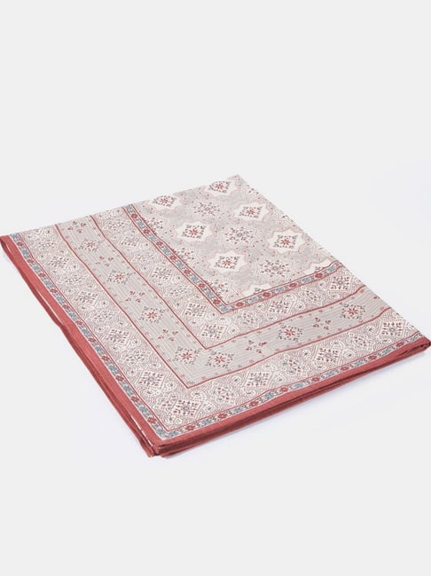 Fabindia Orange Kanika Printed Cotton Table Cover-picture-18
