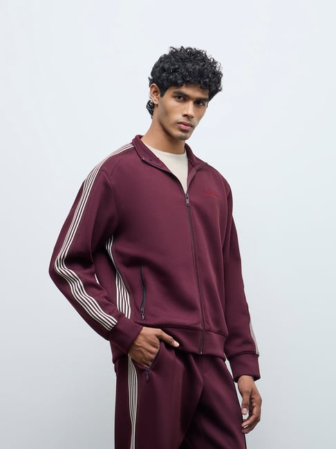 Nuoflexx by Westside Wine Striped Relaxed-Fit Jacket