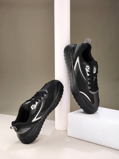 Campus Men's STATIC Black Casual Sneakers