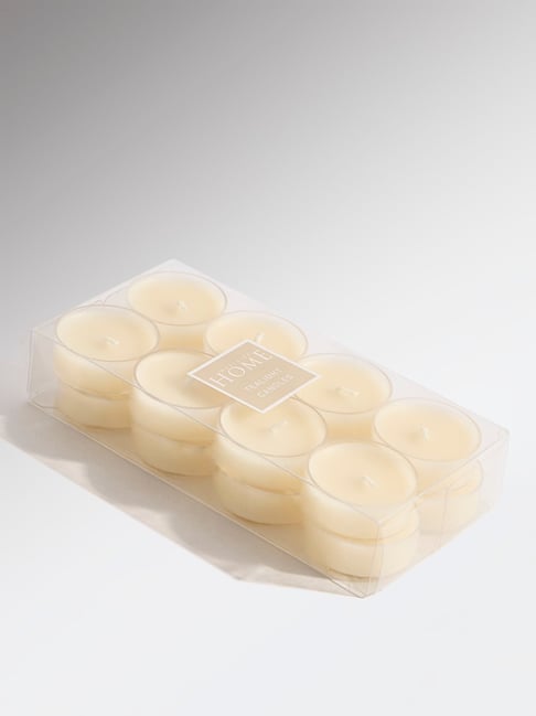 Westside Home Ivory Acrylic Tealights (Set of 16)