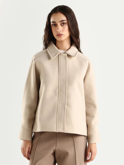 RAREISM Beige Polyester Solid Jacket-picture-12