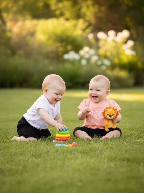 Miniklub Girls Multicolor Regular Fit Cotton Printed Knit Top - Pack of 2