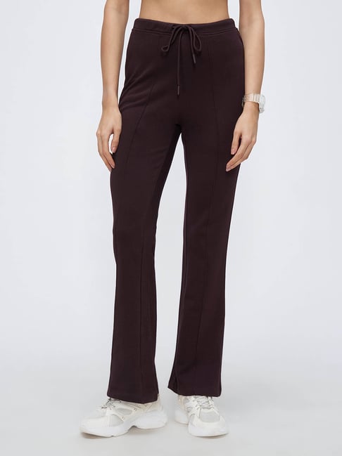 Ajile By Pantaloons Fig Flared Fit Sports Trackpants-picture-40