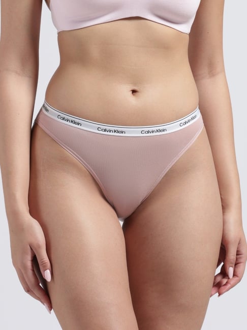 Calvin Klein Underwear Pink Mid Rise Bikini-Brief
