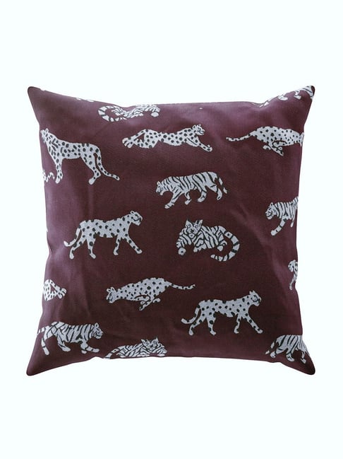 Bianca Brown Decorative Hand Loom Cotton Jute Cushion Covers 1Pc