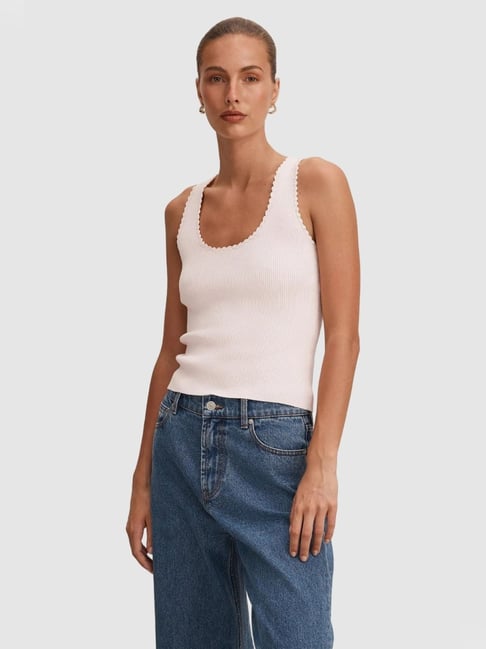 Bree Crochet Detail Knit Tank