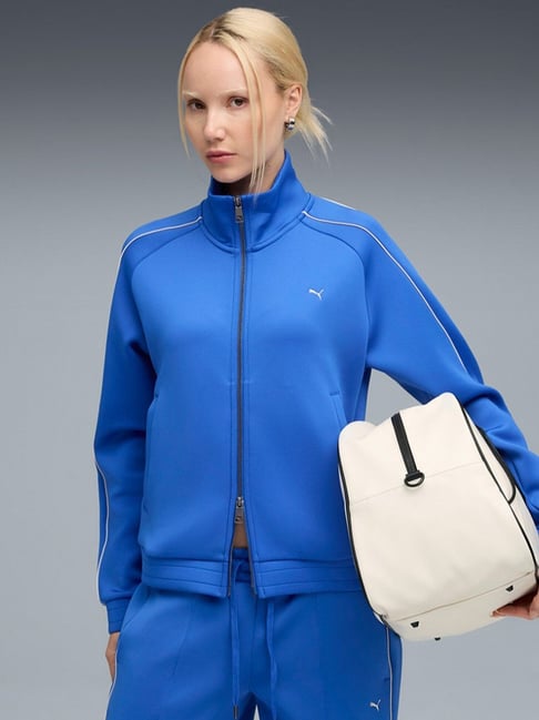 Puma Mountain Blue T7 Signature Relaxed Fit Track Jacket