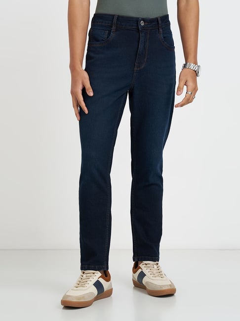 Sf Jeans By Pantaloons Navy Slim Fit Jeans-picture-16