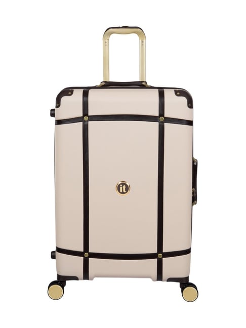 it luggage Beige Superiority Striped Medium Expandable Hard Sided Checked Luggage