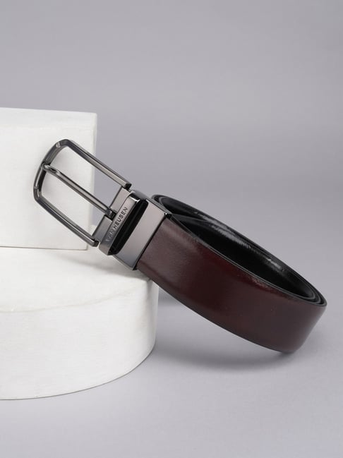 Van Heusen Men Brown Solid Leather Belt-picture-26