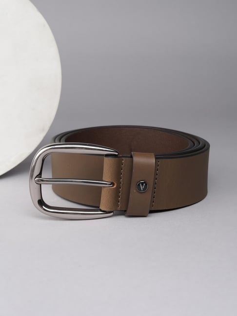 Van Heusen Men Brown Solid Leather Belt-picture-43