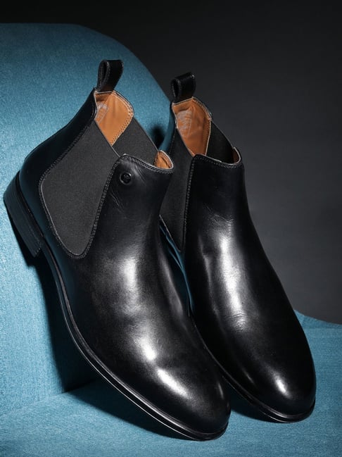 Louis Philippe Men's Black Boots
