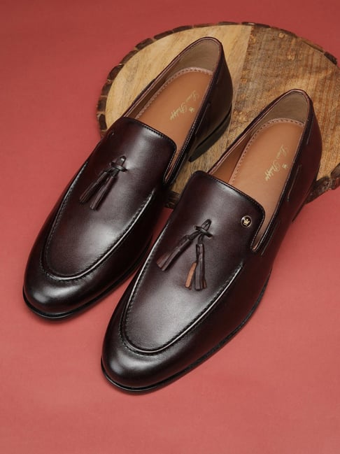 Louis Philippe Men's Brown Loafers