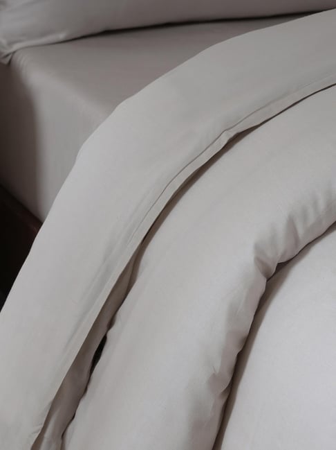 Maspar Beige Cotton King Size Duvet Cover