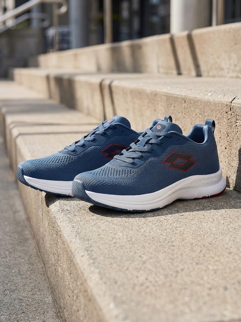 Lotto Men Atleta Knit Blue Running Shoes-picture-46