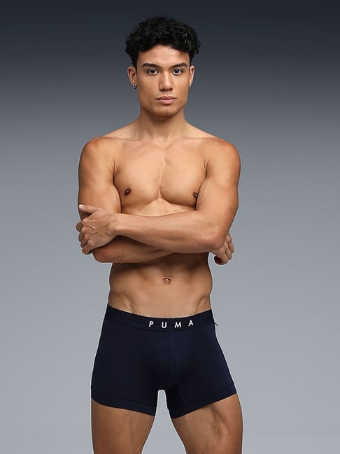Puma New Navy Lite Regular Fit Soft Stretch Trunk