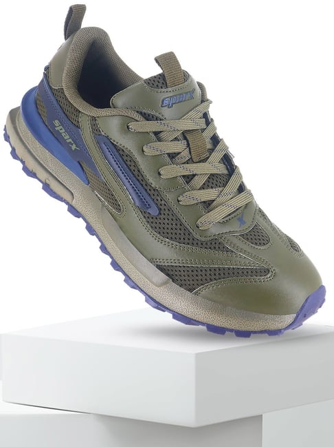 Sparx Men's Olive Running Shoes