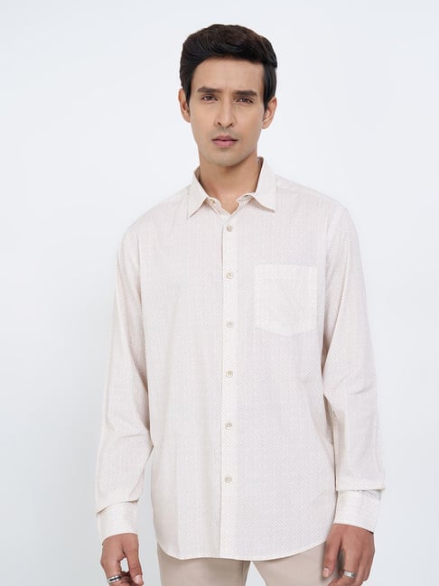 Peregrine By Pantaloons Appleblossom Regular Fit Printed Shirt-picture-27