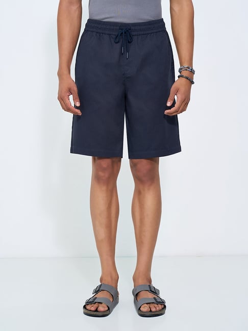 7 Alt By Pantaloons Night Sky Relaxed Fit Shorts-image-19