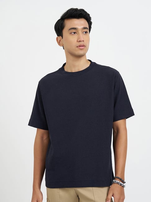 7 Alt By Pantaloons Night Sky Relaxed Fit T-Shirt-image-24