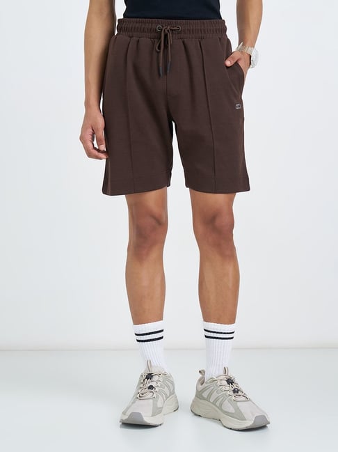 Ajile By Pantaloons Brown Regular Fit Sports Shorts