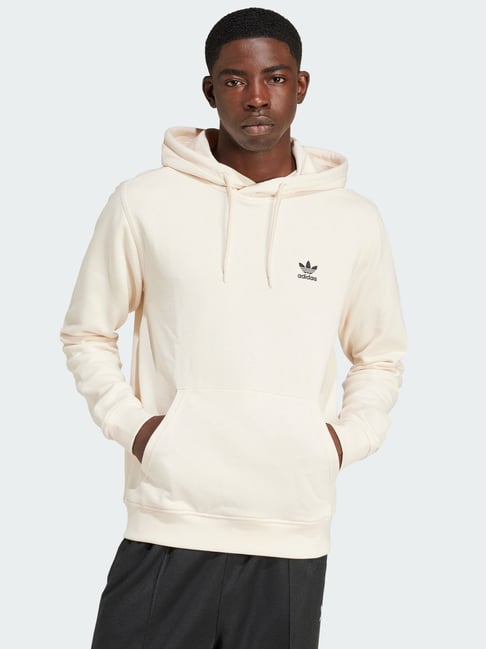 Adidas Originals White Cotton Regular Fit Printed Hoodie-picture-29