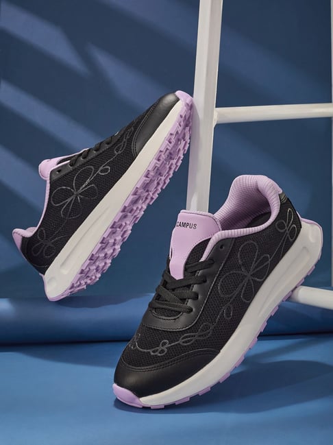 Campus Women's JUJUBEE Black Casual Sneakers