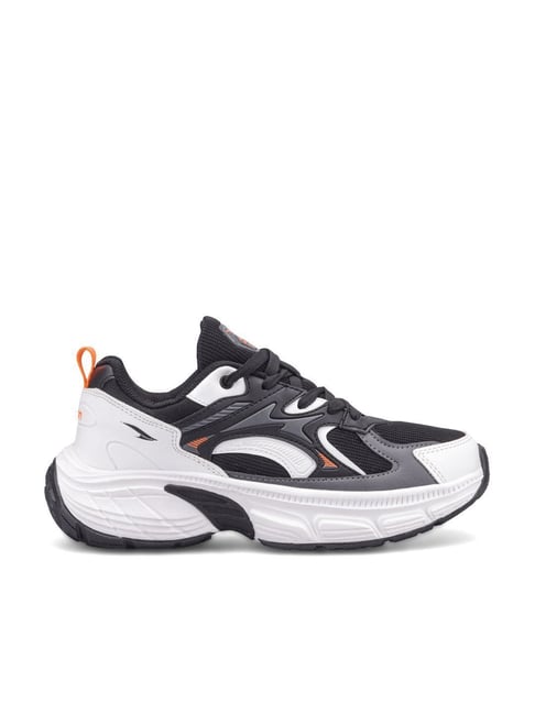 Asian Men's POWERKICK-01 Black Running Shoes