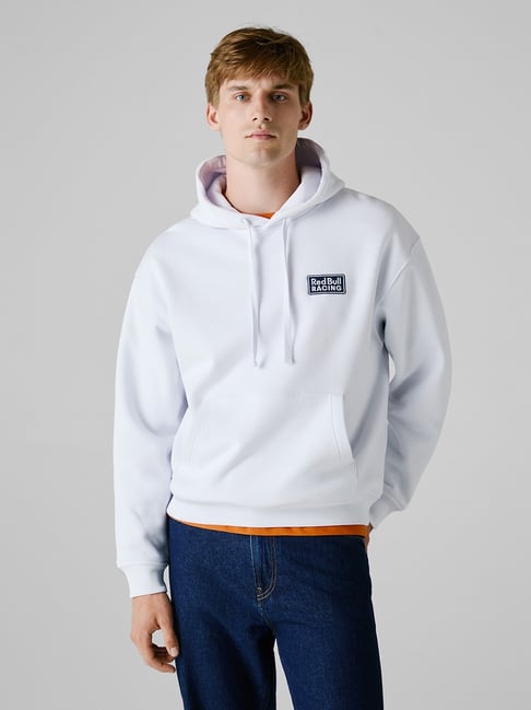 Pepe Jeans White Regular Fit Graphic Hooded Sweatshirt-picture-42
