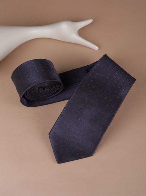 Allen Solly Navy Printed Tie