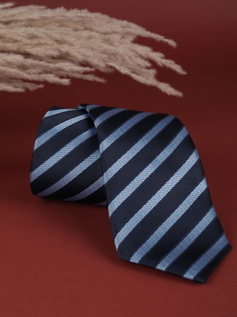 Allen Solly Navy Striped Tie