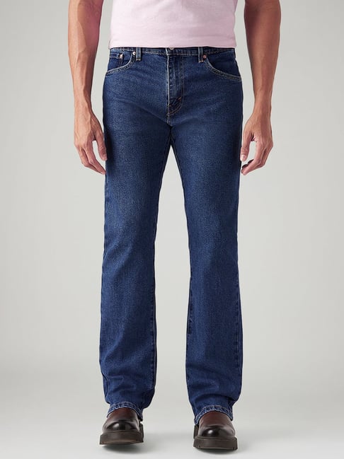 Levi's 517 Blue Cotton Regular Fit Jeans