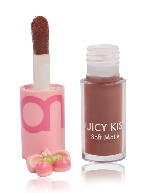 Nuon by Westside Juicy Kiss Soft Matte Lip Colour Fig - 4 ml