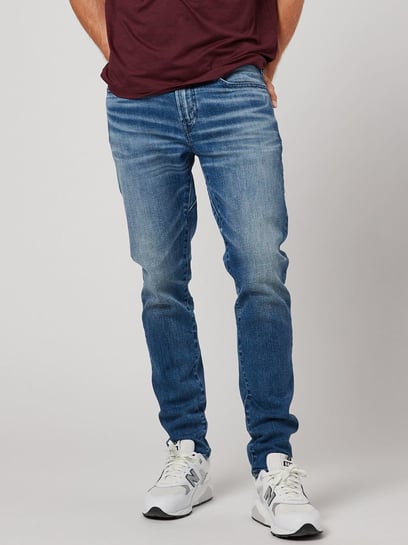 Buy American Eagle Blue Slim fit Solid Jeans (Casual) for Mens