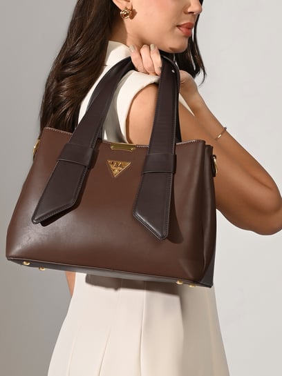 Buy LAVIE Signature Brown Handbag for Women Online @ Tata CLiQ