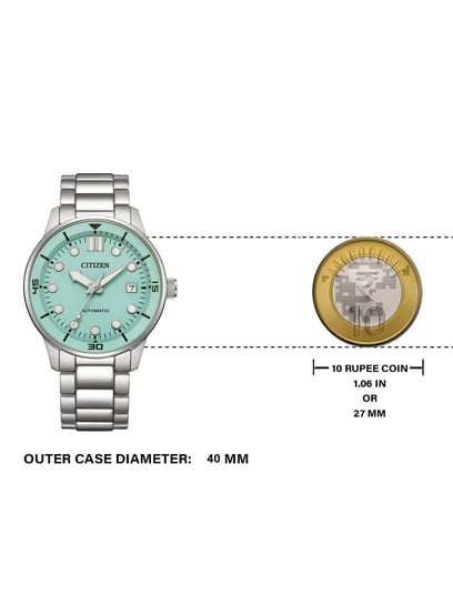 Buy Citizen NJ0191-83M Mechanical Plain 3-Hand & Date Analog Watch