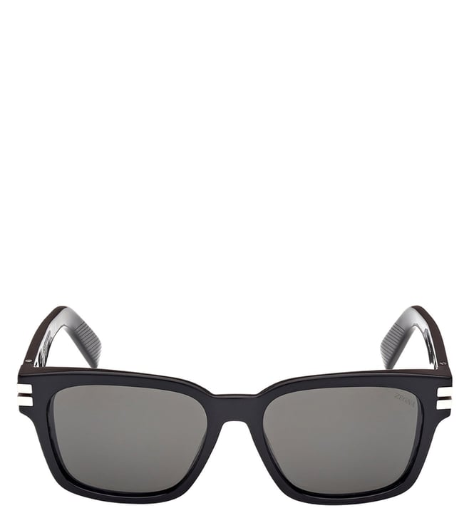Ermenegildo Zegna EZ0237 55 01A Grey UV Protection Square