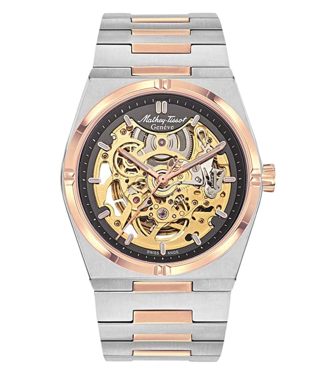 Buy Mathey Tissot H118CFRS Zeus Swiss Made Skeleton Watch for Men