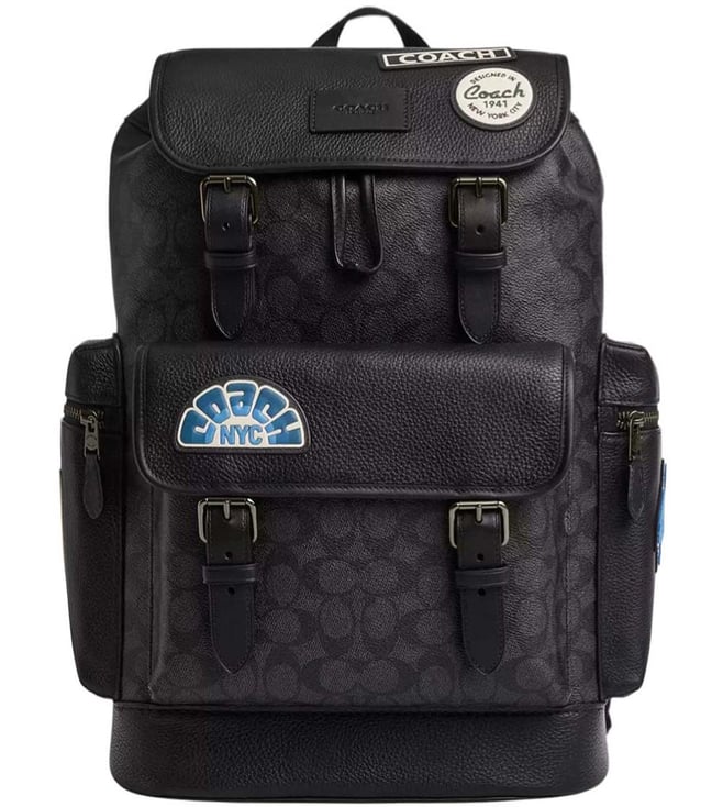 COACH グレー バックパック Coach Grey Sprint Logo Large Backpack